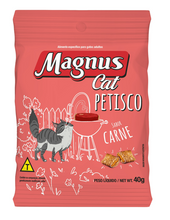Cargar imagen en el visor de la galería, Galletas Para Gatos Magnus Carne 40g x 10un