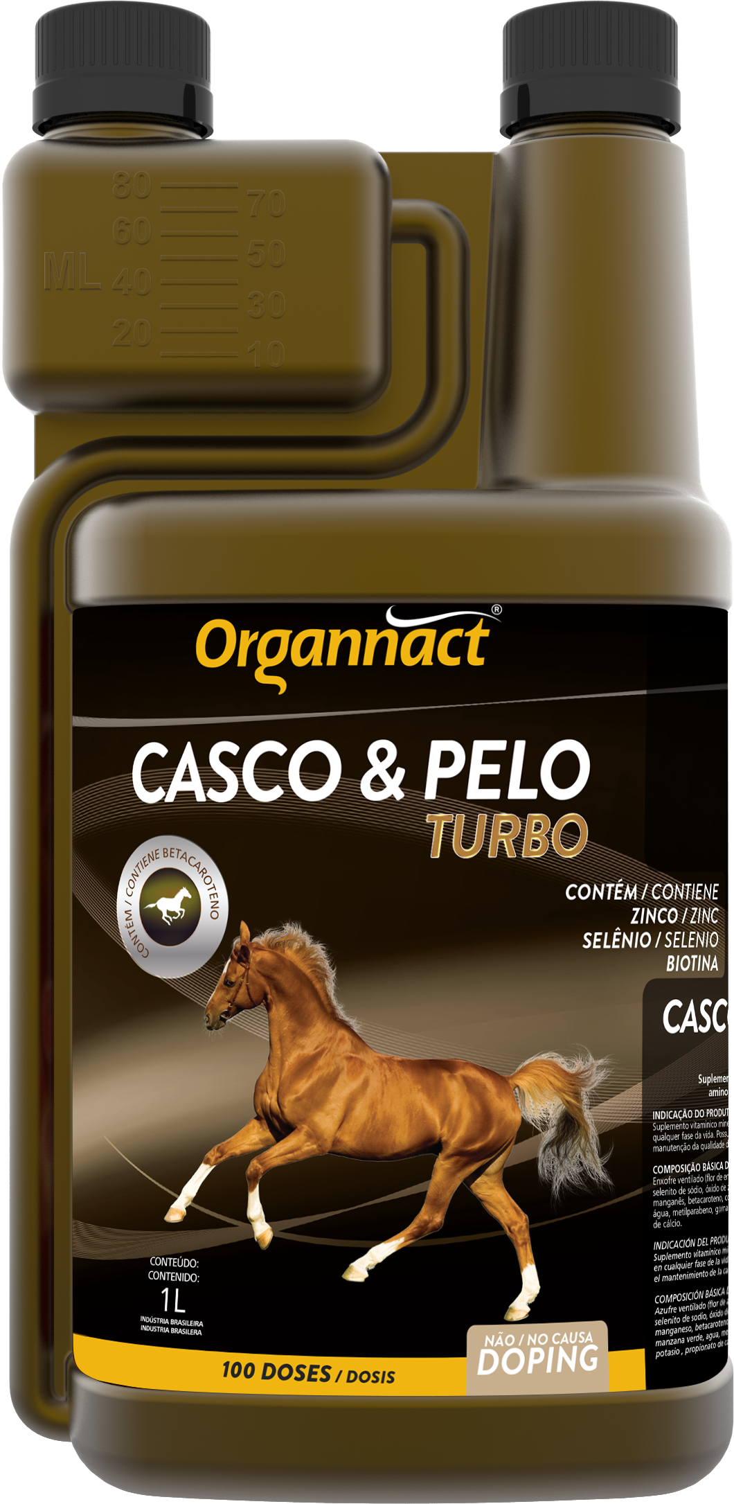 Suplemento Casco y Pelo Turbo 1L Organnact