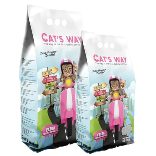 Arena Aglomerante Gato Cats Way 4,25kg Carbon Effect Con Regalo
