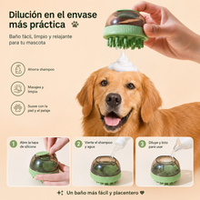 Cargar imagen en el visor de la galería, Peine Masajeador Para Baños Con Porta Shampoo
