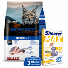Cargar imagen en el visor de la galería, Bravery Grain Free Gato Adulto 2Kg Arenque con Regalo