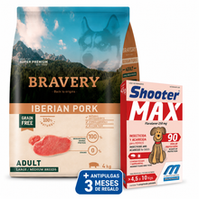 Cargar imagen en el visor de la galería, Bravery Grain Free Adulto Mediano y Grande 4Kg Cerdo Iberico