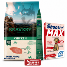 Cargar imagen en el visor de la galería, Bravery Grain Free Adulto Mini 7Kg Pollo