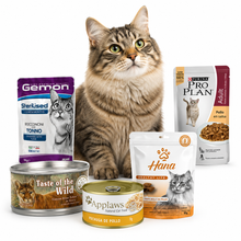Cargar imagen en el visor de la galería, Pack Degustación para Gatos x5 Snacks y Alimento Húmedo Premium