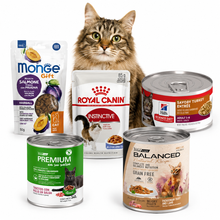 Cargar imagen en el visor de la galería, Pack Degustación para Gatos x5 Snacks y Alimento Húmedo Premium