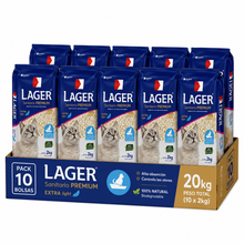 Cargar imagen en el visor de la galería, Piedras Sanitarias Lager Para Gatos 20kg con Regalo