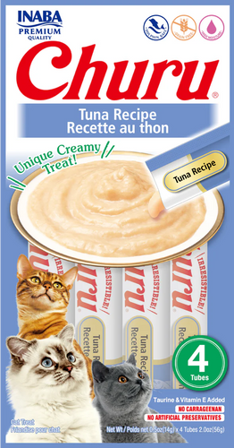 Snacks Para Gatos Churu 56g (4 un) Atun
