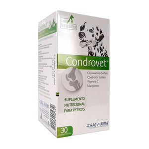 Condrovet 30 Comprimidos, Suplemento Nutricional Para Perros