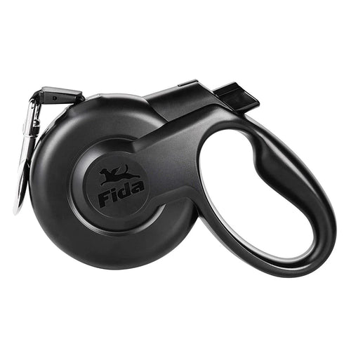 Correa Retractil FIDA Styleash 5m Medium (hasta 25Kg) Negra