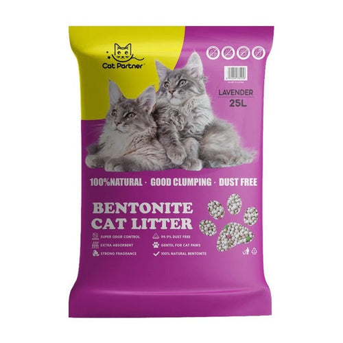 Arena Aglomerante Gato Cat Partner 20kg Lavanda Con Regalo