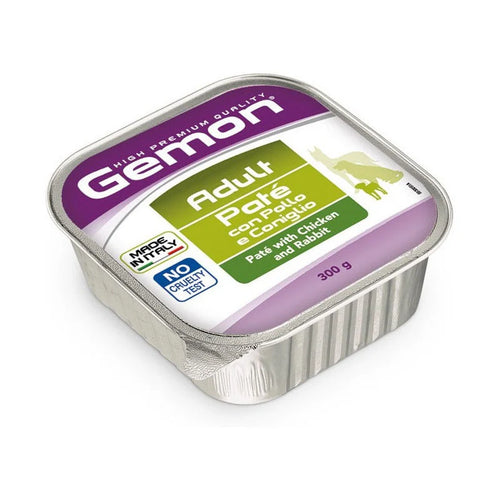 Gemon Dog High Premium Pate Adulto 300g Pollo Y Conejo