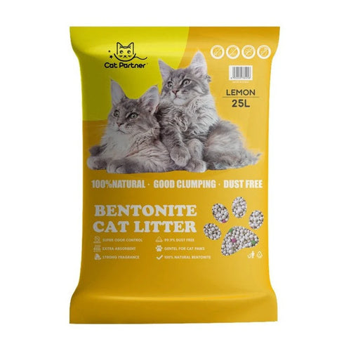 Arena Aglomerante Gato Cat Partner 20kg Limon Con Regalo