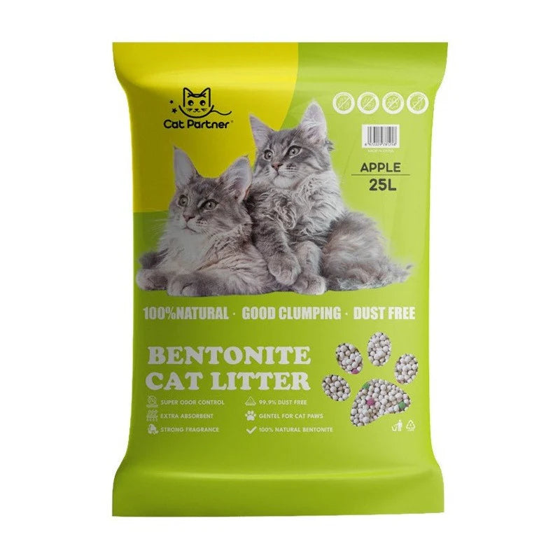 Arena Aglomerante Gato Cat Partner 8kg Manzana Con Regalo