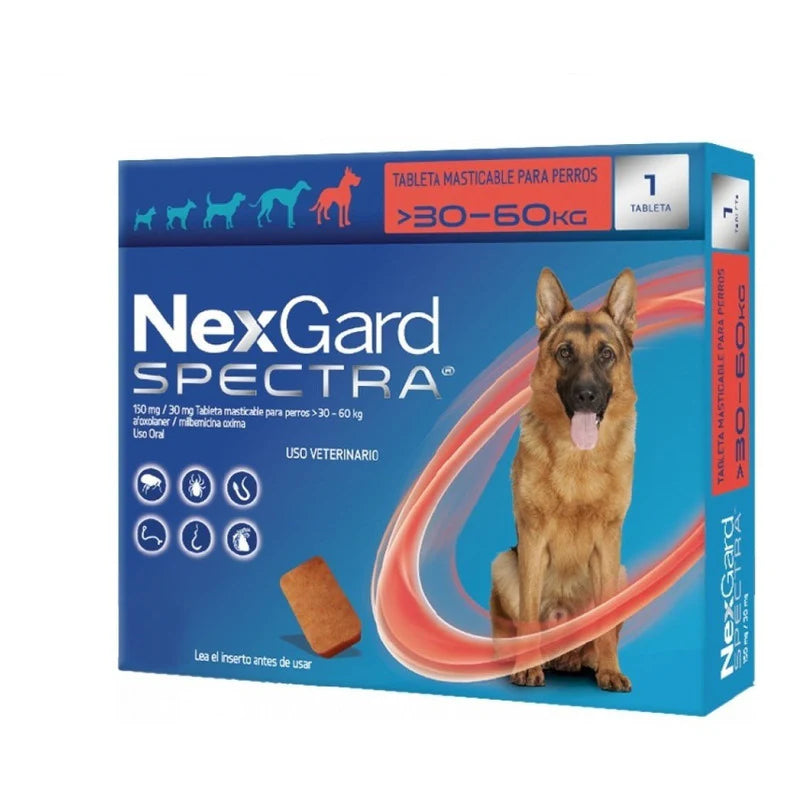 Pastilla Antipulgas Nexgard Spectra 30kg A 60kg (3 meses)