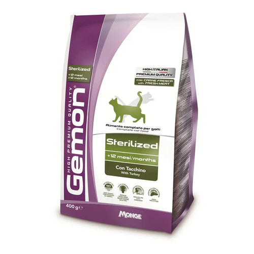 Gemon Cat High Premium Castrado Pavo 20kg Con