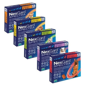 Pastilla Antipulgas Nexgard Spectra 7,6kg A 15kg (3 meses)