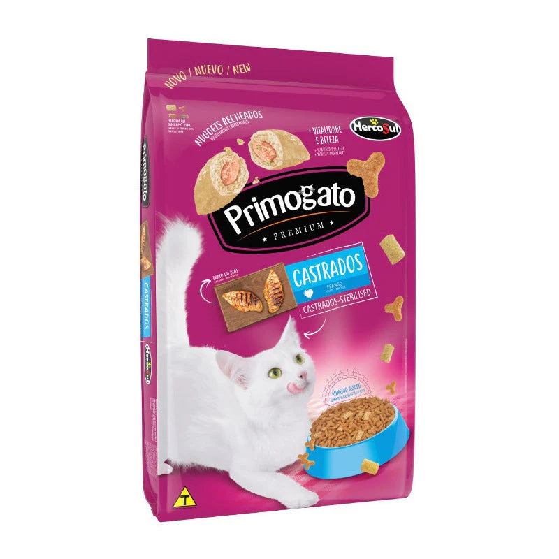 Primogato Gato Castrado 15kg Pollo Con Regalo