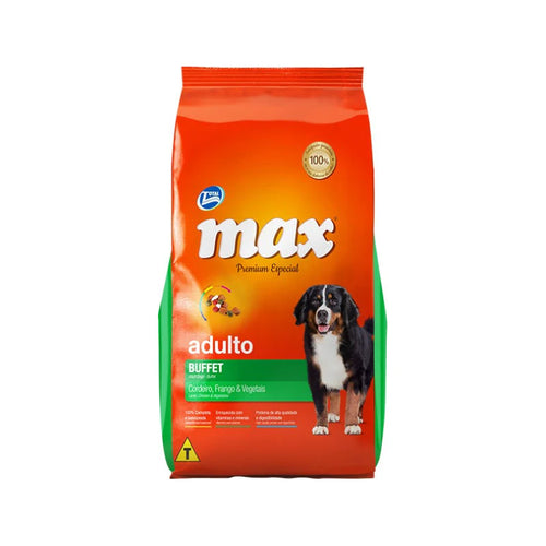 Max Buffet Pollo Y Vegetales 8kg Con Snacks