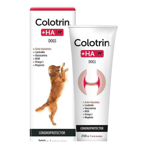 Colotrin + Ha Dogs 200 Grs, Pasta Regenerador Osteoarticular