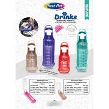 Cargar imagen en el visor de la galería, Bebedero Portatil 500ml Plast pet