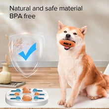 Cargar imagen en el visor de la galería, Juguete Dispensador Comida Perro Interactivo Puzzle Blanco