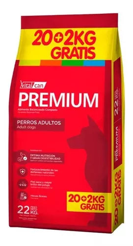 Vet Can Premium Perro Adulto 20+2+2Kg con Regalo