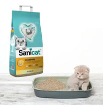Cargar imagen en el visor de la galería, Sanicat Arena Sanitaria Gato Aglutinante 24kg+ Churu Regalo