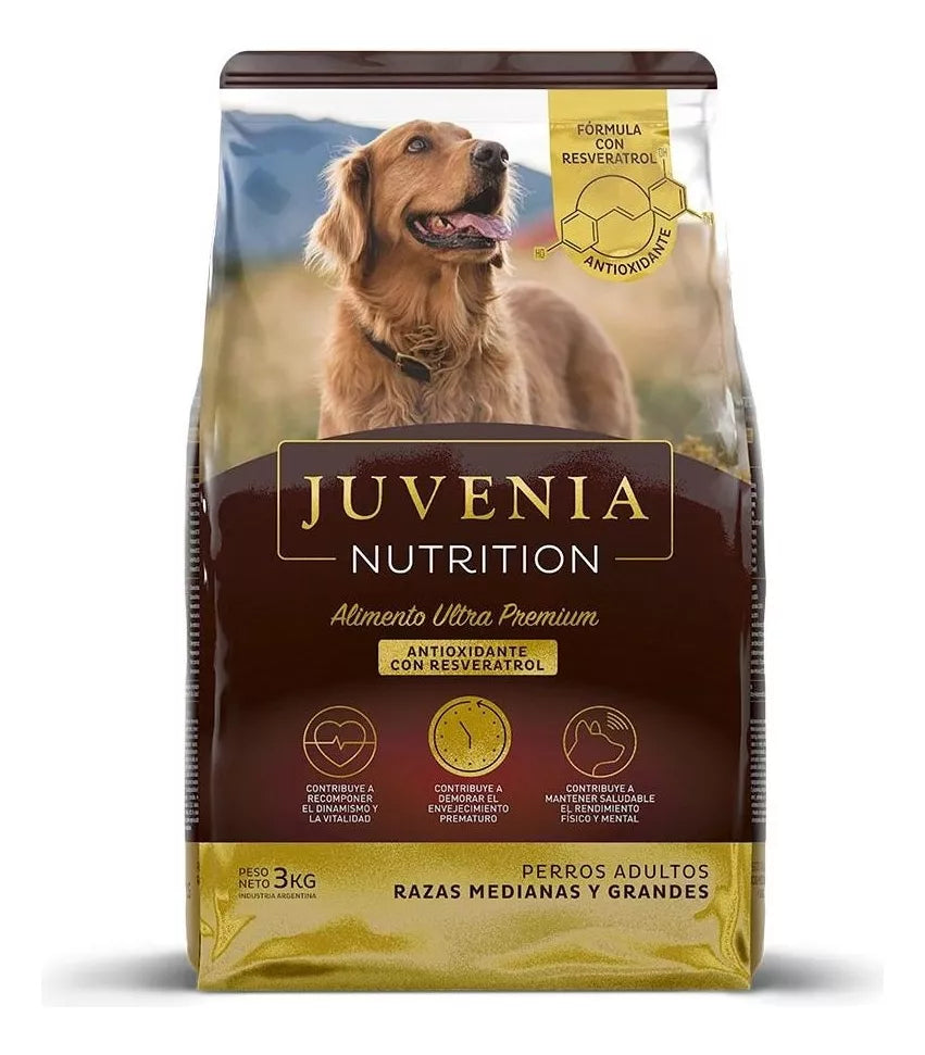 Alimento Juvenia Nutrition Perro Mediano Y Grande X 3 Kg