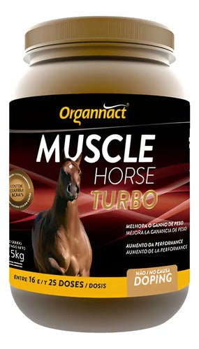 Suplemento En Polvo Organnact Muscle Horse 6kg Equinos