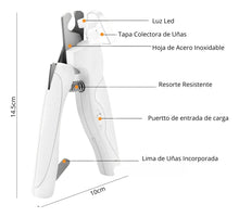 Cargar imagen en el visor de la galería, Corta Uñas Con Luz Led Perros Gatos Afp Pet Salon