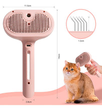 Cargar imagen en el visor de la galería, Cepillo a Vapor Recargable USB Perros y Gatos Rosado