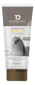 Dermapet Shampoo Pelo Largo Con Ceramidas Perros y Gatos 250 Ml