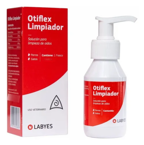 Otiflex Limpiador De 100ml / Limpieza Para Oído De Mascotas