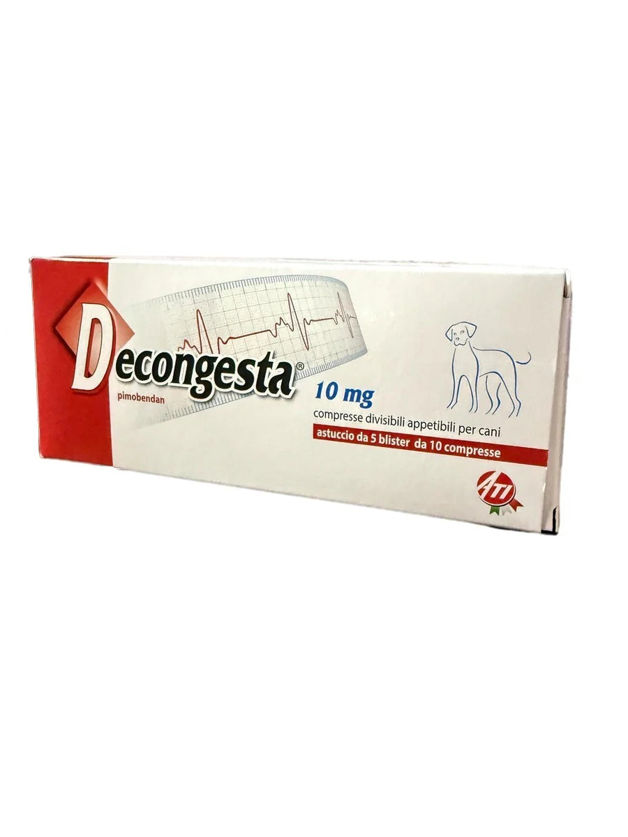 Decongesta Fatro Pimobendan 10mg 20comp. (Fraccionable)
