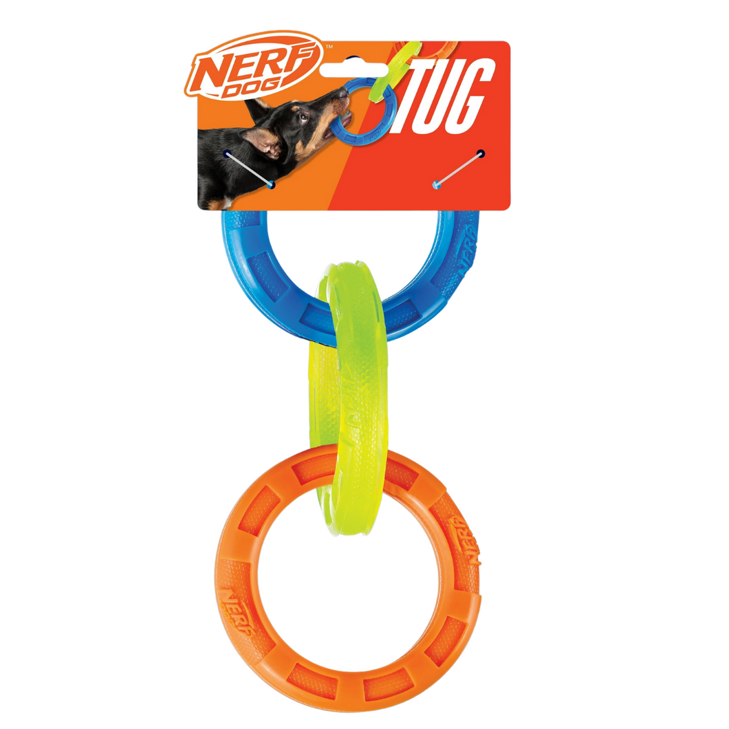 Nerf Dog Juguete para Perros de 3 Anillos