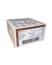 Cargar imagen en el visor de la galería, Hilo Sutura Dexon Polycryl Con Aguja Vicryl 1-0 Absorbible x1Un