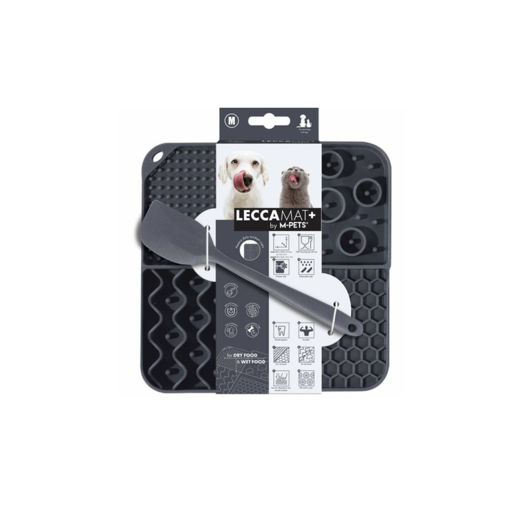 Mpets Come Lento Leccamat Con Cuchara M Negro