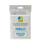 Cargar imagen en el visor de la galería, Pañales Entrenamiento Sabanilla La Hacienda Blanco 60x60 30 Unidades