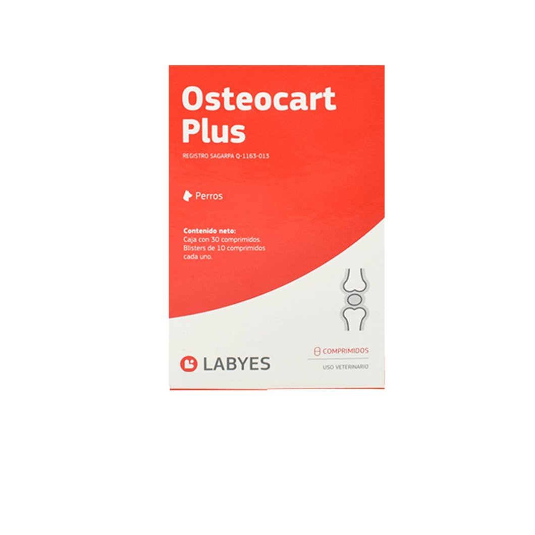Osteocart Plus X 60 Comp/ Anti Artrosico Para Perros Y Gatos
