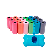 Cargar imagen en el visor de la galería, Kit 12 Rollos Bolsita Para Perros Residuos + Dispensador