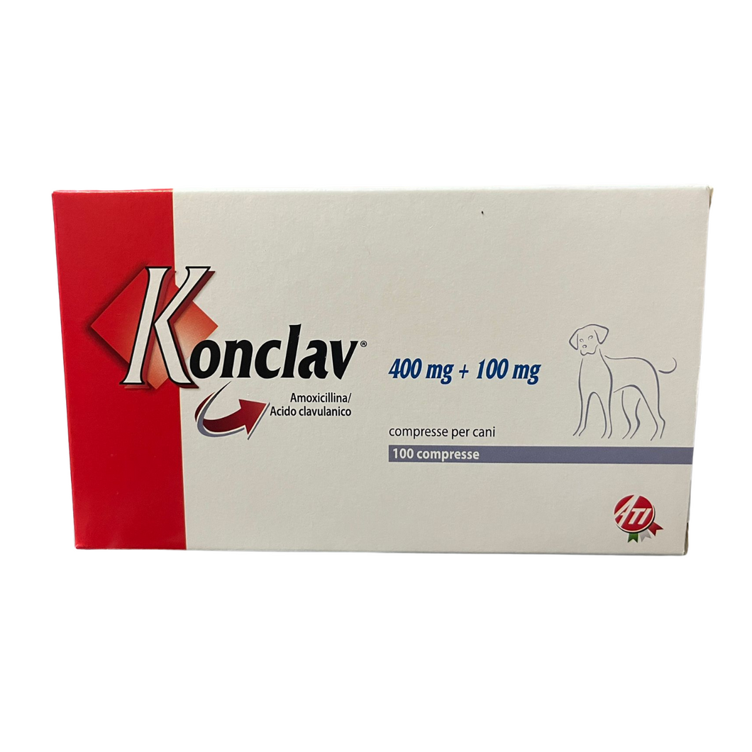 Konclav (Amoxicilina y Clavulánico) 500mg x 100 comprimidos