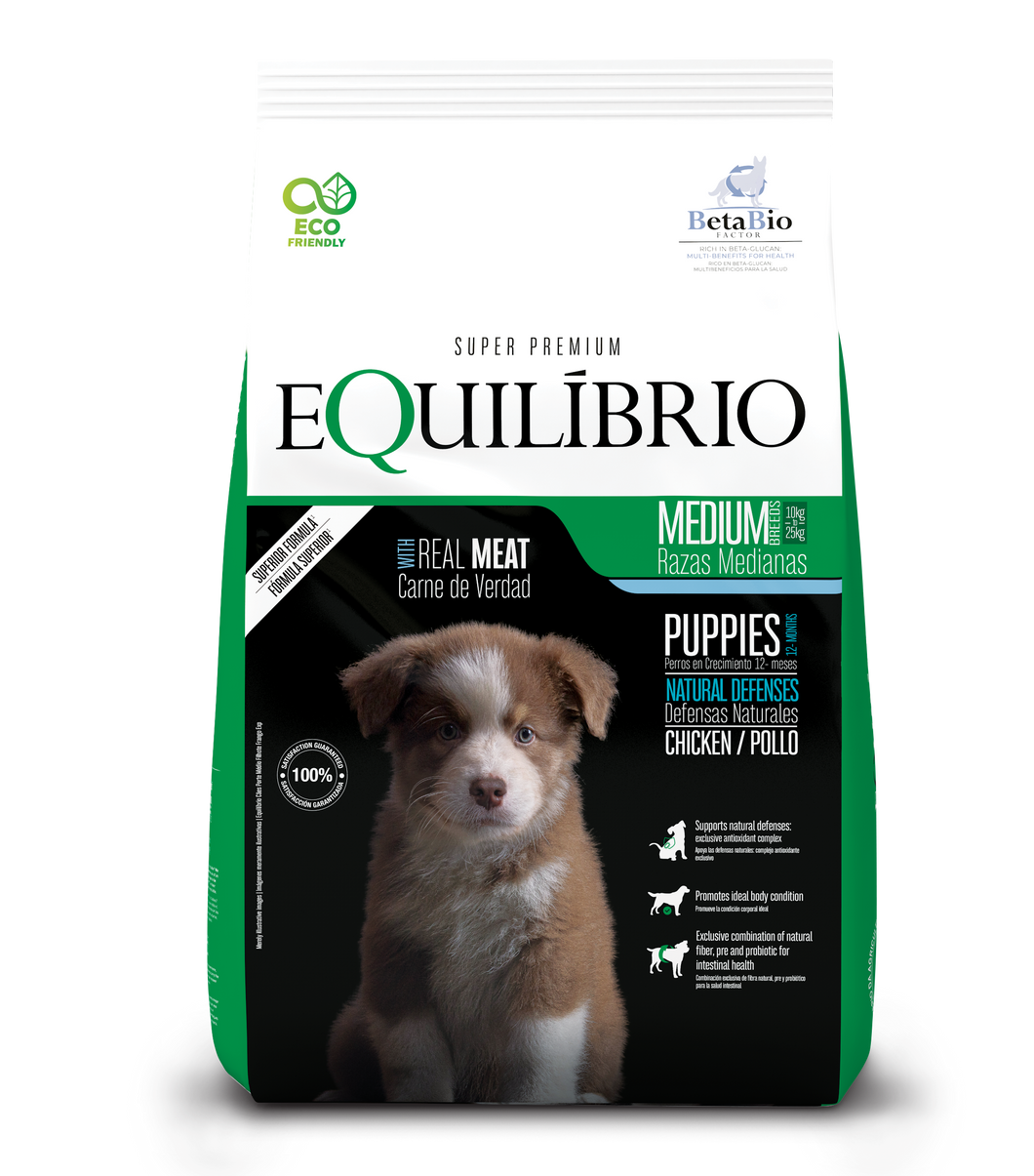 Equilibrio Cachorro Raza Mediana 2,5Kg con Regalo