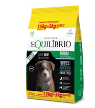 Cargar imagen en el visor de la galería, Equilibrio Cachorro Todas Las Razas 15+3Kg con Regalo