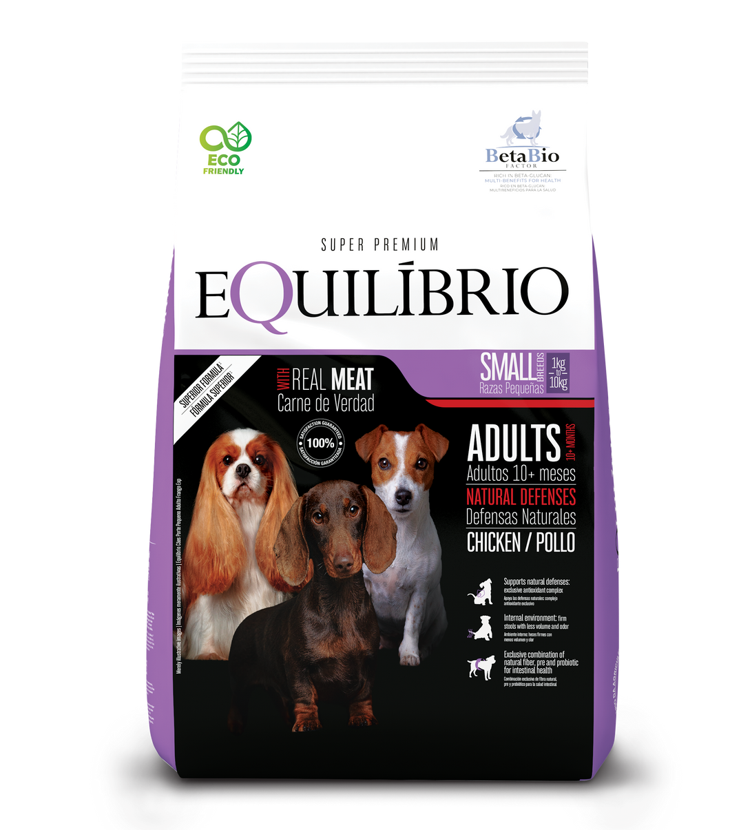 Equilibrio Adulto Raza Pequeña 1,5kg con Regalo