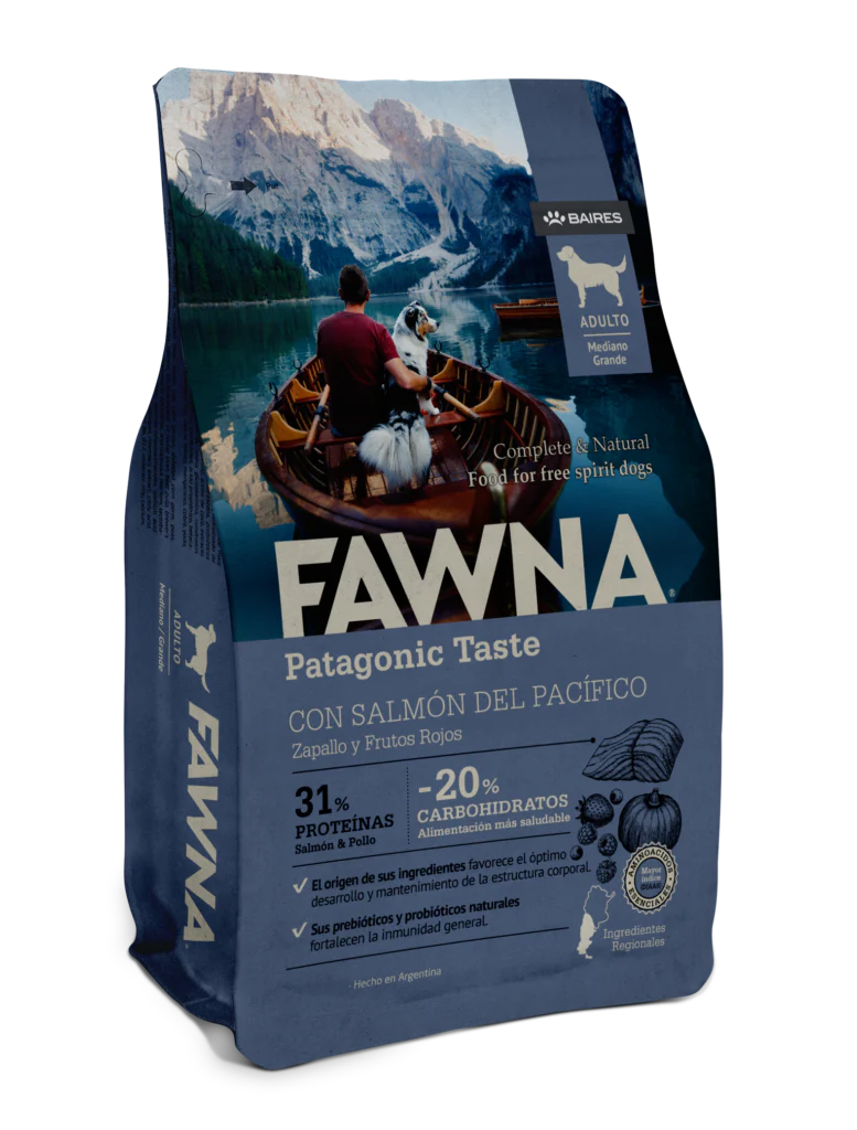 Fawna Patagonic Taste Perro Adulto Mediano y Grande Salmon 3kg Con Regalo