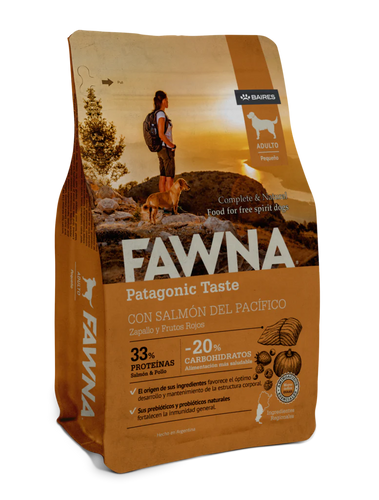 Fawna Patagonic Taste Perro Adulto Raza Pequeña Salmon 3kg Con Regalo