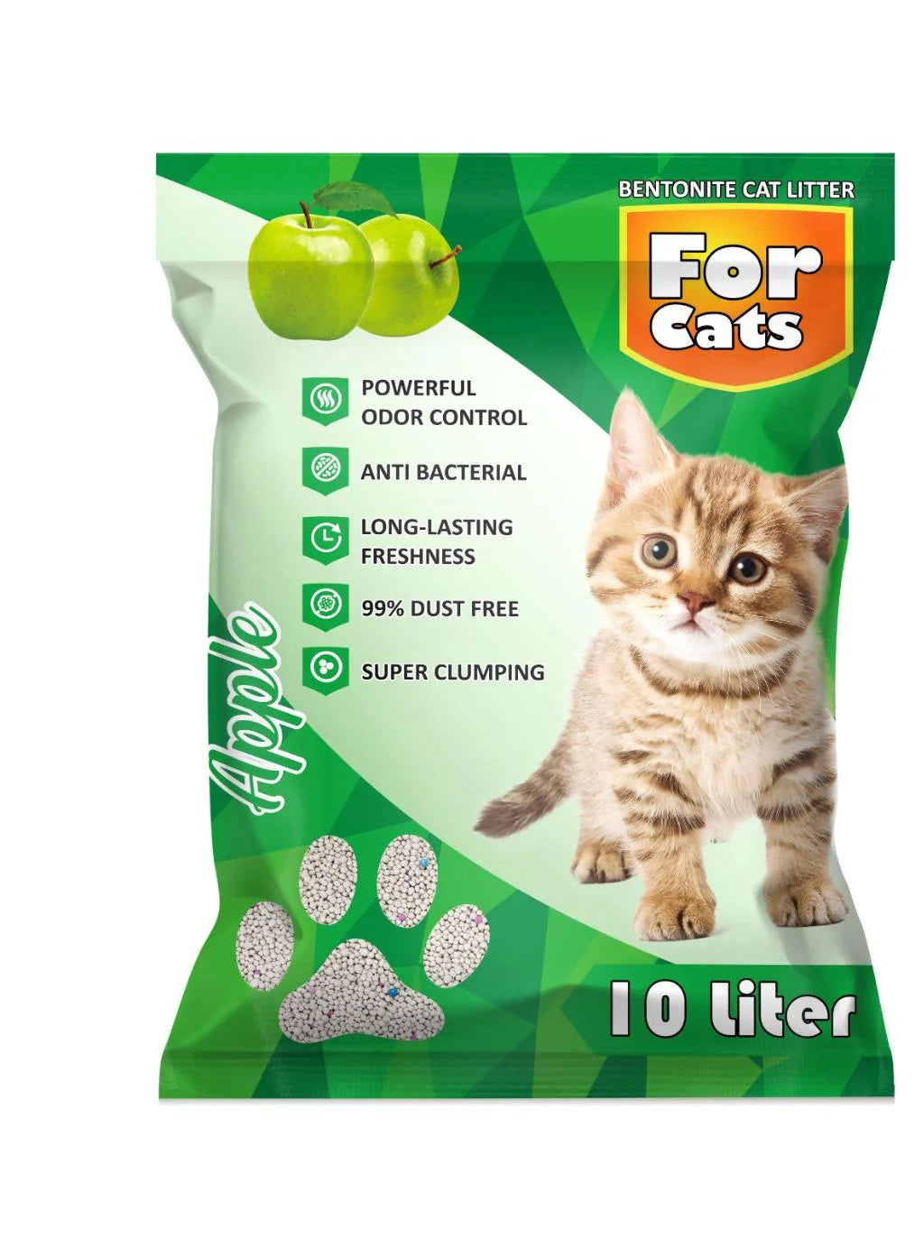 Arena Aglomerante Premium For Pets 32Kg Manzana