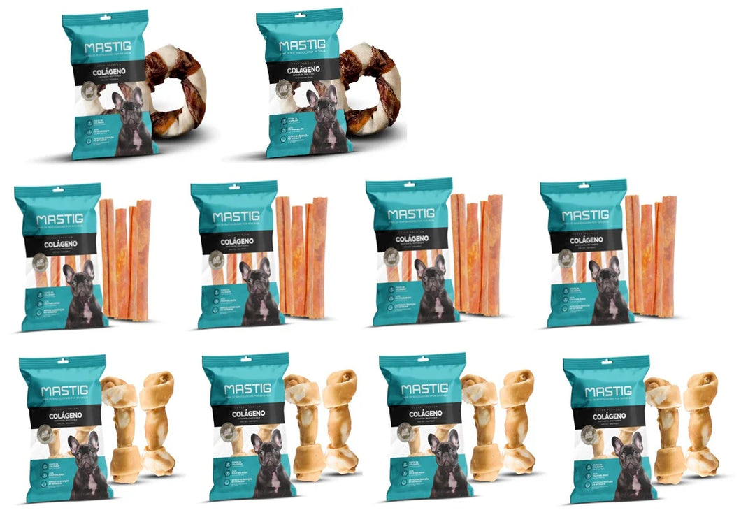 Pack Snacks Colageno Mastig Razas Pequeñas (26un.)