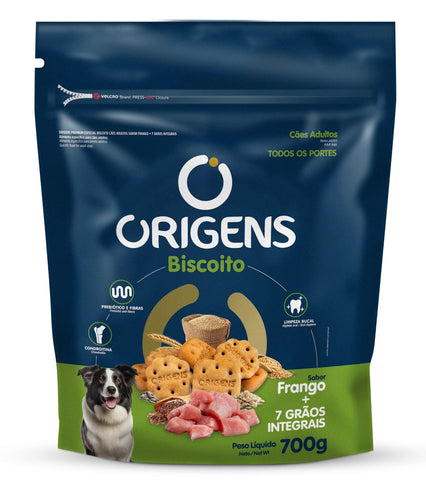 Galletas Para Perro Origens Pollo +7 Granos 700g