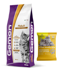 Gemon Cat High Premium Adulto Pollo Y Pavo 7kg Con Regalo